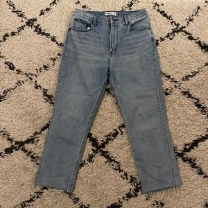 Abercrombie & Fitch Women's Straight Leg Jeans - EXTRA SHORT